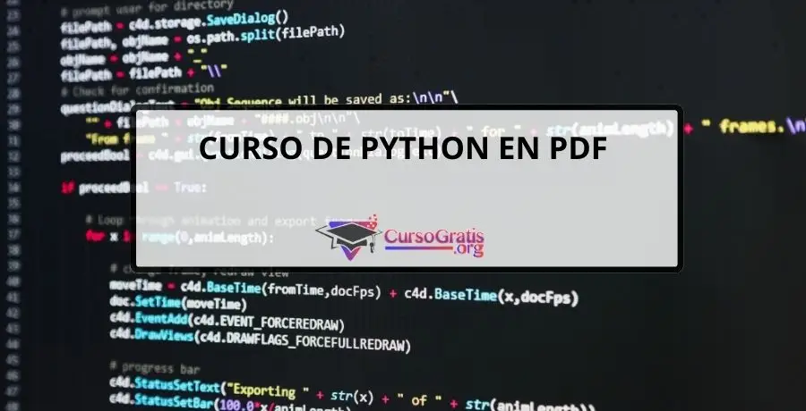 curso python gratis pdf